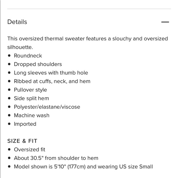 Free People North Shore Thermal Sweater - Picture 11 of 12